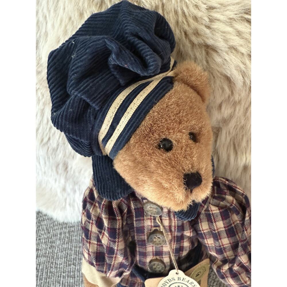 Boyds Bears Bearwear Herbert Henry Jodibear Plush Doll w Tags 9” - Picture 4 of 7